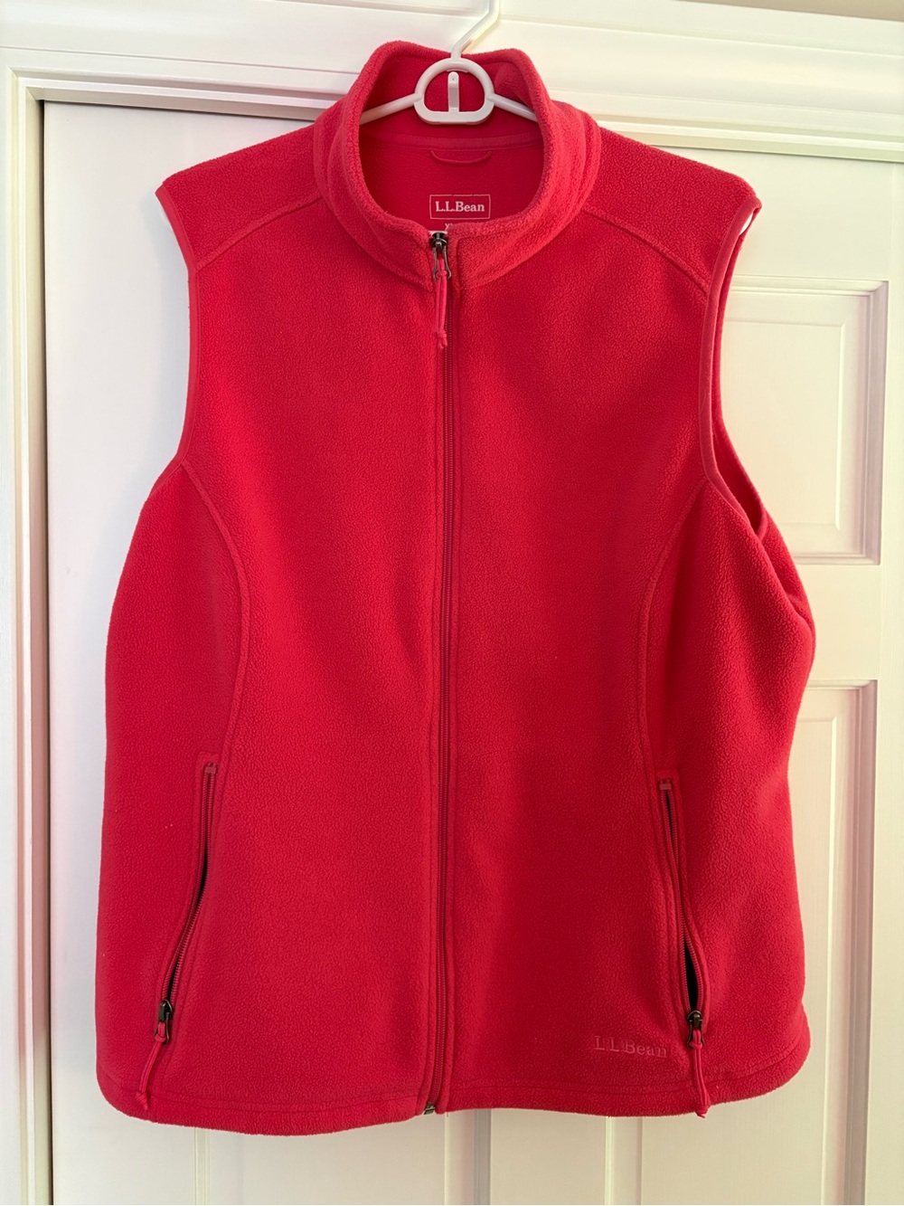 L.L.Bean Coral Women's Fleece Jacket - Full Zip - Coral